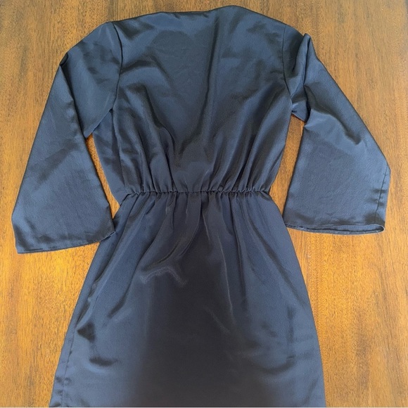 Topshop Women's Tiffany Knot Mini‎ Dress Black Size US 4 - Picture 5 of 5